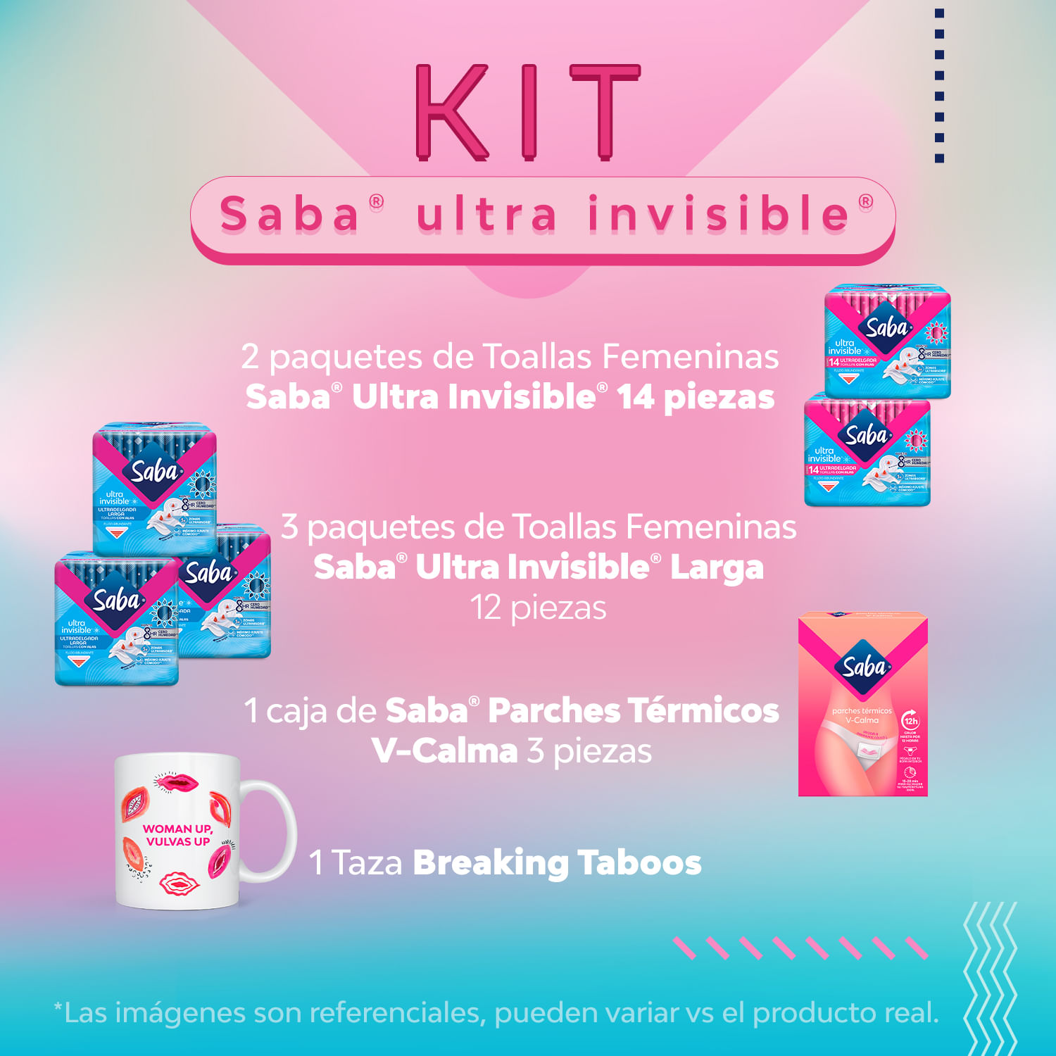 Kit Saba® Ultra Invisible®