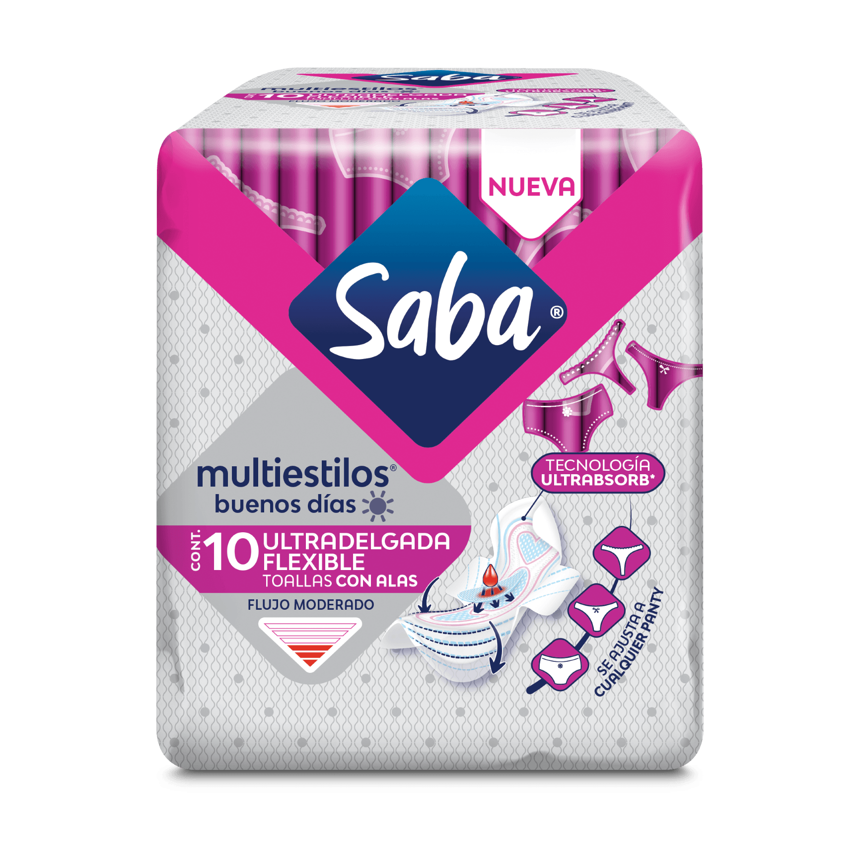 Toalla Femenina Saba Multiestilos Saba