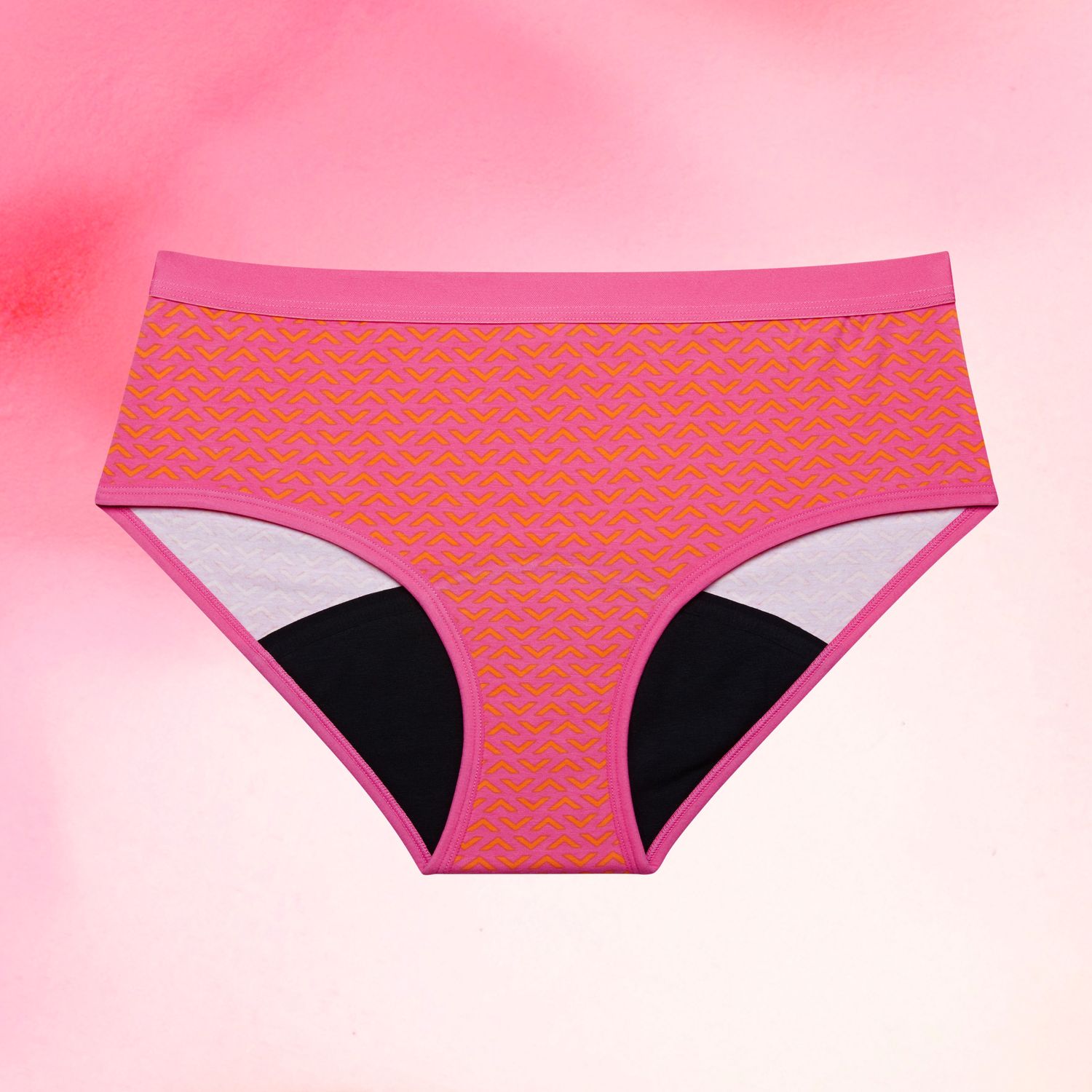 Teens Hipster Moderate Pink Design Front Fluid 1