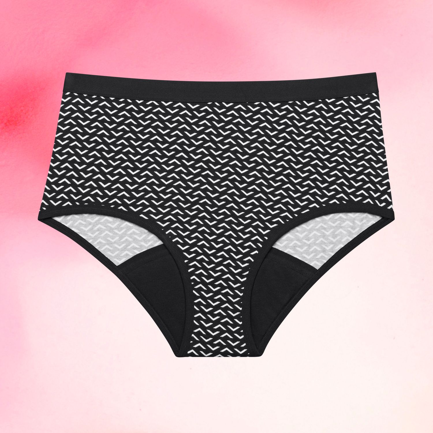 Teens Brief Design Moderate Black Front Fluid 1