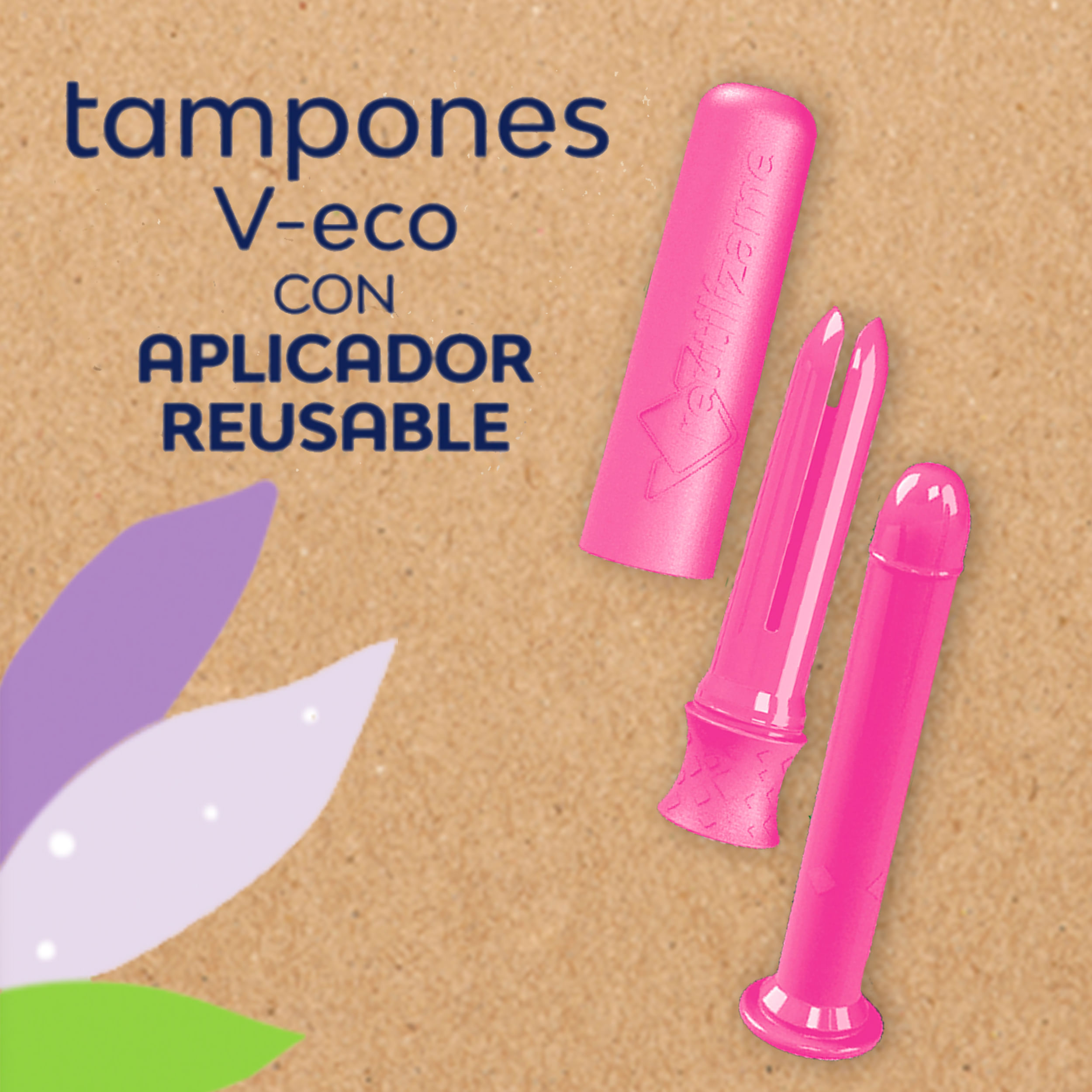 Saba® tampones V-eco con aplicador reusable