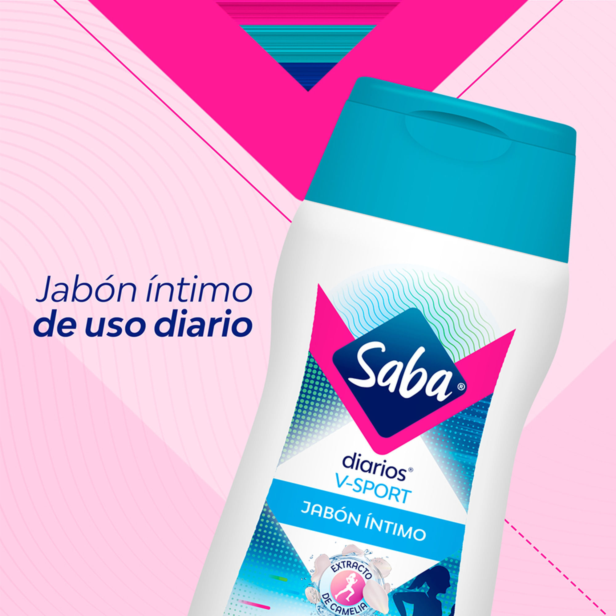 Saba® Diarios® V-Sport Jabón Íntimo V-Sport