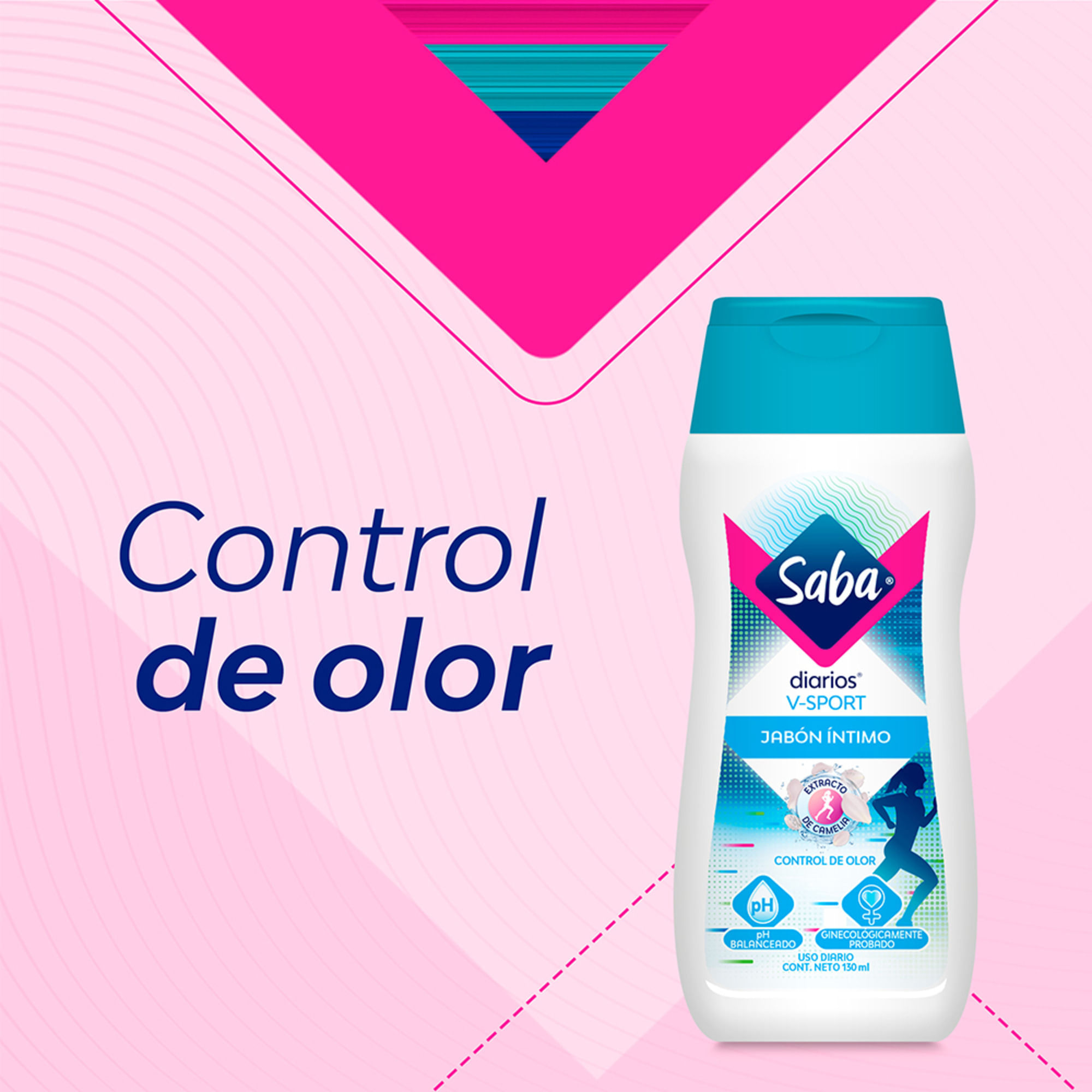 Saba® Diarios® V-Sport Jabón Íntimo V-Sport