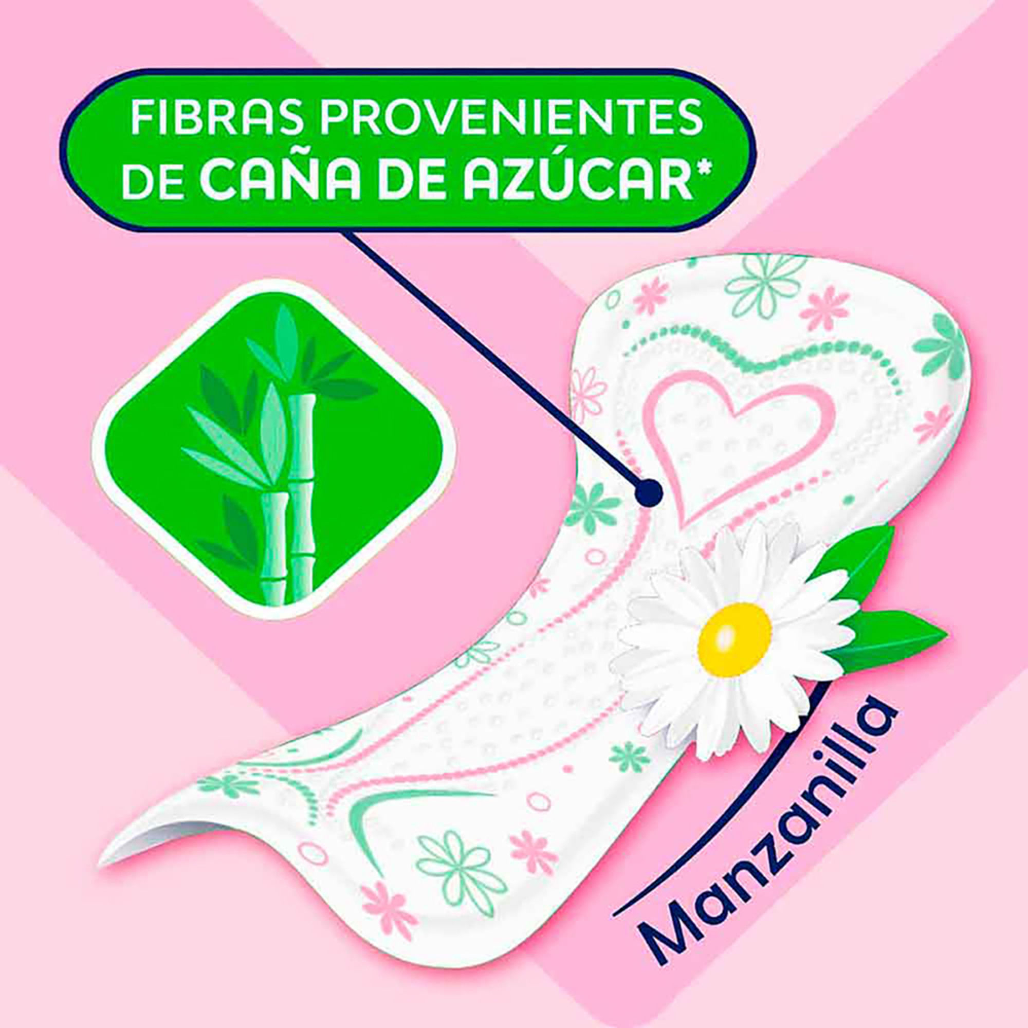 Saba® Diarios® Confort® Manzanilla Protectores Regulares Manzanilla