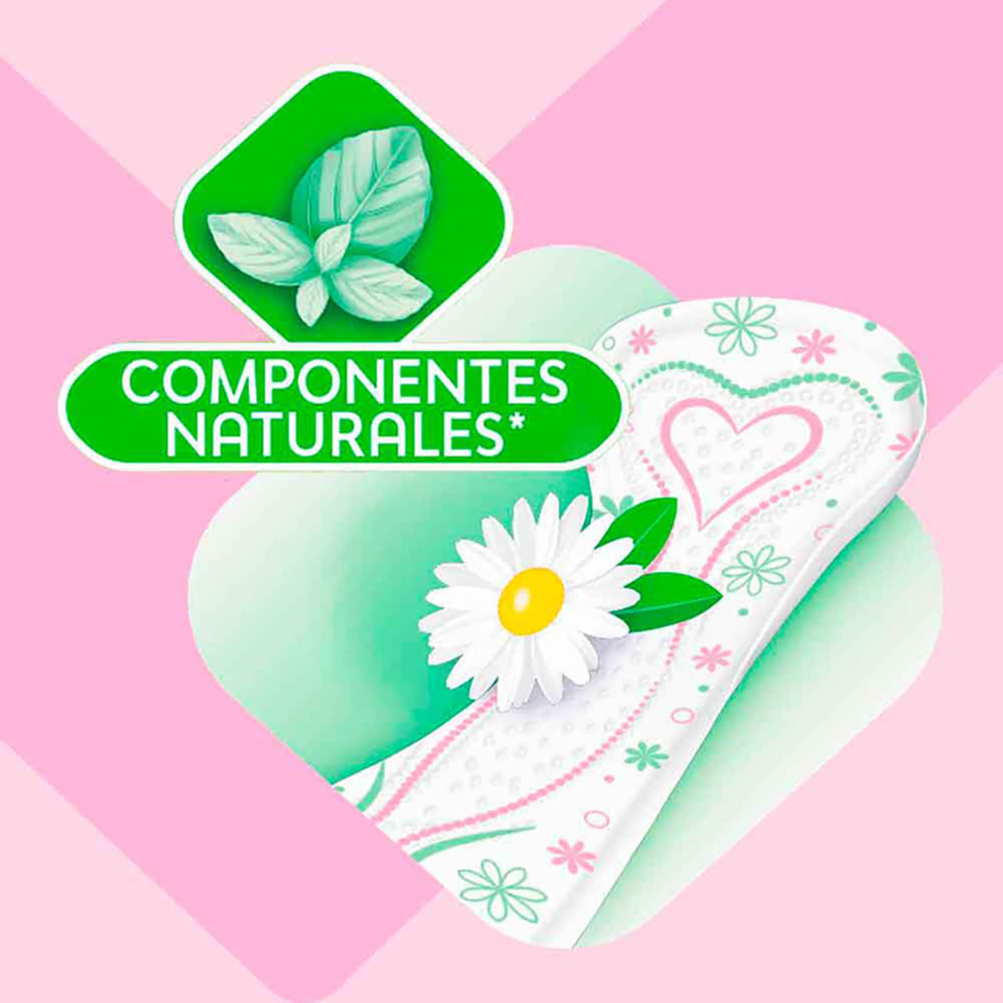 Saba® Diarios® Confort® Manzanilla Protectores Regulares Manzanilla